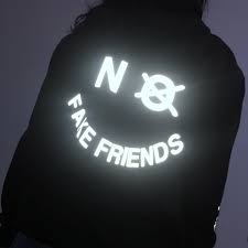 Vlone friends unisex hoodie is available in white color, these hoodies depict decency along with supremacy, and we have also 3d texture allocated in the. No Fake Friends Reflective Hoodie Shopee Singapore