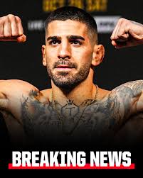 Ilia Topuria will vacate his undisputed UFC featherweight title with plans  to move up to lightweight, Dana White announced. Alexander "The Great"  Volkanovski and Diego Lopes will fight for the vacant featherweight