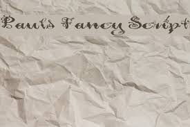 Quality is an extraordinary fancy script font like no other. Pauls Fancy Script Font Ffonts Net