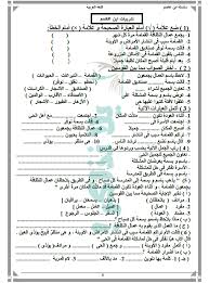 مذكرة لغة عربية للصف الثالث الابتدائي ترم اول يلا نذاكر