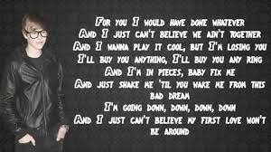 Justin Bieber Baby Lyrics Youtube