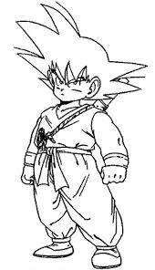 The protagonist of the series is goku, who guards the earth from villains, be it the supernatural androids, intergalactic space fighters or indestructible magical creatures. Dragon Ball Z Coloring Pages Little Goku Bestappsforkids Com