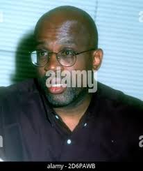 West Hollywood, California, USA 26th March 1996 American Lawyer Christopher  Darden attends booksigning of his book 'In Contempt' at Book Soup