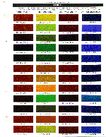 House Of Color Paint Chips Paint Color Chart Car