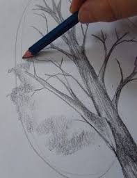 How To Draw A Tree Happy Family Art Easy Charcoal Drawings Tree Drawing Pencil Drawing Tutorials