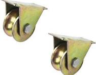 Amazon.com: Pulley wheel, U-type groove wheel, 2pc Heavy ...