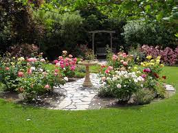 How to make a small rose garden. 10 Rose Garden Ideas Simphome Rose Garden Design Backyard Garden Design Small Memorial Garden Ideas