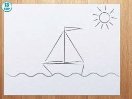 Lakes, rivers, pools or harbours, the reflection always looks darker than the objects pay for the course in 3 easy installments. How To Draw A Boat Step By Step Youtube