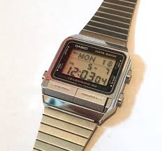Vintage Men S Casio Data Bank Telememo 50 Stainless Steel Watch Working Casio Casual Reloj Retro Retro Reloj Vintage