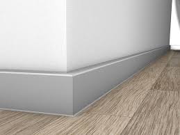 Checkliste „fußleisten mit schrauben befestigen„ es besteht die option, die fußleisten mit schrauben und dübeln an der wand oder am boden zu befestigen. Prinz Hartschaum Sockelleiste Tondo 60 Mm Grau Inkl Dichtlippen Leisten Outlet