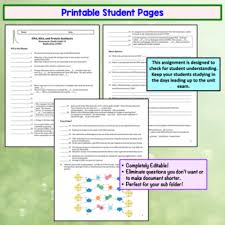From image.slidesharecdn.com dna replication & protein synthesis virtual lab sheet part 1 dna replication: Dna Replication Homework Printable And Digital Distance Learning