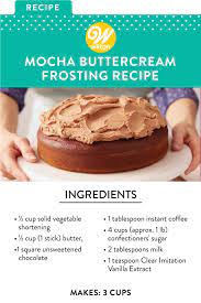 Rich Mocha Buttercream Frosting Recipe Recipe Frosting Recipes Buttercream Frosting Recipe Filling Recipes
