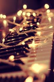 Lights Decor Bokeh Garland Piano Beautiful Lit Wallpaper Christmas Wallpaper Piano Photography