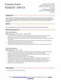 How to format your curriculum vitae, or cv. Franchise Owner Resume Samples Qwikresume