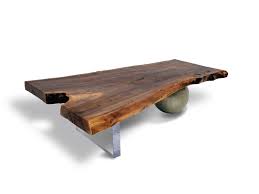 Finished wood, brass, glass, acrylics & more. Contemporary Coffee Table Walnut Plexi Metal Rotsen Furniture Wooden In Reclaimed Material