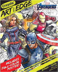 Free printable coloring pages featuring the avengers is loved by kids all around the world. Amazon Com Crayola Marvel Avengers Endgame Coloring Pages Poster 28 Pages Toys Games