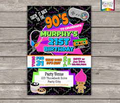 • 80s themed invitations 80s birthday party invitation template | etsy. Takin It Back To The 90s Retro Birthday Invite Personalized Etsy In 2021 90s Theme Party Retro Birthday Birthday Invitations