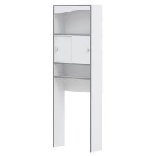 Ce meuble de rangement wc intègre parfaitement le wc suspendu en se logeant discrètement derrière, le long de la paroi murale. Vessa Meuble Wc Ou Machine A Laver L 64 Cm Blanc Cdiscount Maison