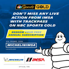 Its pga tour live carries exclusive live coverage of featured groups and round recaps for each featured player. Michelin Usa On Twitter Hey Michelin Fans Take Advantage Of Our Complimentary 1 Year Subscription Offer To Stream Imsa Races Via Trackpass On Nbc Sports Gold With Promo Code Michelinimsa Imsa Imsa Https T Co Yyqgonr3hp