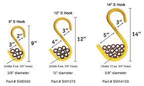 Keep work areas safe and organized with our large s hooks. 12 S Hook Box Of 25 Extra Large S Hooks Industrial Air Tools Spanwell
