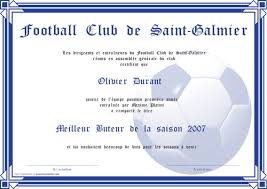 Concevez facilement des diplômes que vos lauréats seront fiers de montrer. Diplome Pour Footballeur