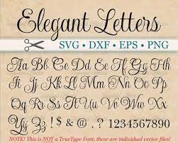 Download more than 10,000 free fonts hassle free, desktop and mobile optimized, around for more than 20 years. Elegant Script Font Monogram Svg Dxf Eps Png Digital Etsy