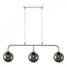 See more ideas about ceiling lights, hanging ceiling lights, lights. 3 Lt Bar Hanging Ceiling Pendant Chrome Smoked Glass Lighting Lights