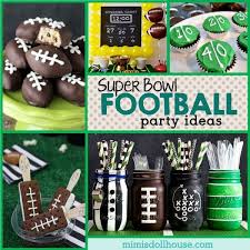 Super bowl sunday is always a fun excuse to meet up with friends and family over good food. Super Bowl Party Football Party Ideas Mimi S Dollhouse