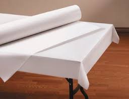 Linen Like Paper Table Cover Rolls White Paper Table Table Covers White Table Cover