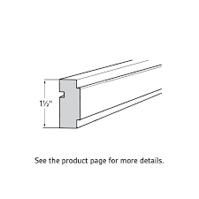 We carry goldberg brothers inc., ekena millwork, american pro decor and more. Leeds Grey 96 Long Shaker Square Chair Rail Molding Rta Cabinets Bay Llc