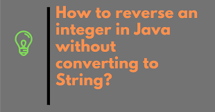 In other words, we can say that it checks if the characters present. Java67 How To Reverse An Integer In Java Without Converting To String Example And Solution
