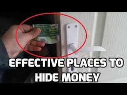 If this sounds a bit in the lines of sherlock or poirot, forgive me. Top 3 Best Places To Hide Money At Home Youtube