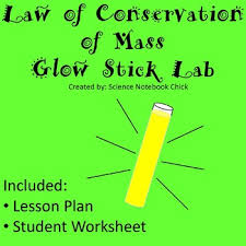 Law Of Conservation Of Mass Glow Stick Lab Conservation Of Mass Mass Activities Science Method