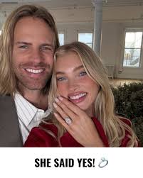 After 10 years together, Elsa Hosk is engaged to Tom Daly — with the most  stunning 10-carat Tiffany ring. ❤️✨ Tom proposed in their new apartment,  decorated with flowers and candles, before