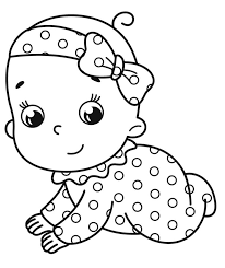 Download or print easily the design of your … Baby Girl Is Happy Coloring Page Free Printable Coloring Pages For Kids