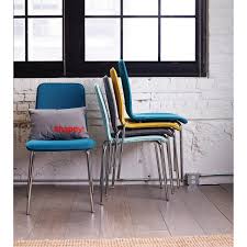 Room Essentials Upholstered Stacking Chair Alternative Seating Dining Chairs Comfy Chairs