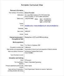 Il template in questo caso deve essere molto ben impostato anche per il cv da parrucchiere puoi prendere come base il modello europass, ma se invece vuoi nel caso di un. Europass Curriculum Vitae