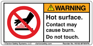 Explanation of warning symbols dangerous voltage: Hot Stuff And Warnings In Compliance Magazine