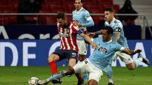 Lucas olaza (celta de vigo) is shown the yellow card. Ver Resumen Atletico De Madrid Igualo 2 2 Con Celta De Vigo Por La Fecha 22 De Laliga Video Rpp Noticias