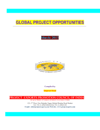 Bidara pujian (m) sdn bhd; Gpo 03 2013 Project Exports Promotion Council Of India
