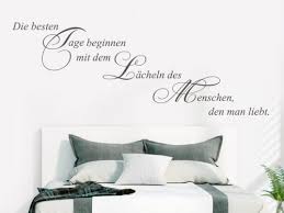 Wandsprüche im schlafzimmer sind bei der gestaltung voll im trend. Wandtattoos Furs Schlafzimmer Wandtattoo Spruche Uber Dem Bett