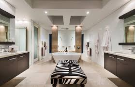 African night stands, foot stools and lamps, all from the. Animal Prints In 20 Stunning Bathrooms Home Design Lover