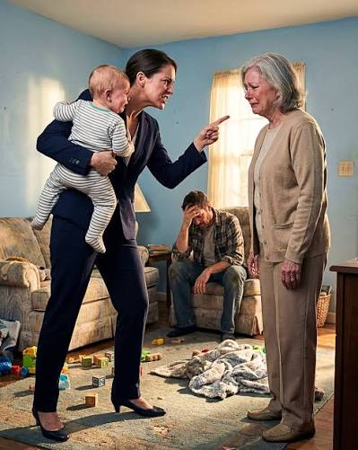 daughter-in-law disrespects elderly woman