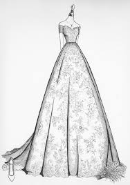 Wedding Dress Sketches Wedding Dress Drawing Wedding Dress Ink Select dresses and items with different textures to design your wedding dress.