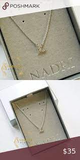 Nadri Cubic Zirconia Initial Pendant Necklace K Initial Pendant Necklace Initial Pendant Initial Pendent Necklace