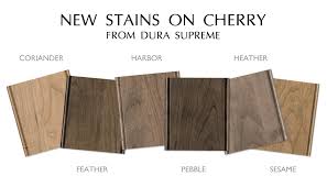 New Cabinet Stain Options On Cherry Wood From Dura Supreme Cabinetry Durasupreme Cabinetry Cabin Cherry Wood Stain Staining Cabinets Cherry Wood Furniture