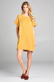 Mustard Tunic Dress Only 4 Left Going Out Outfits Ladies Dress Design Fashion