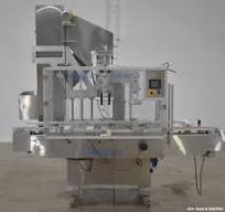 Used Balpack Automatic 2-Station Chuck Capper, Model CEIB. Fully Automatic  2 station inline chuck capper. Capable of speeds up to 55 BPM. Large format  cap size range: 45mm-120mm (dia) with ...