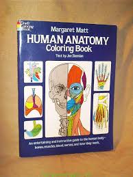 Download Human Anatomy Coloring Book By Margaret Matt And Joe Zieman Good Hard Cover 1982 Mill Pond Shoppe