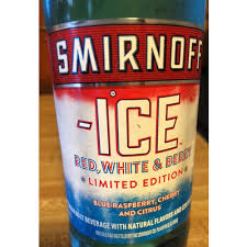 Smirnoff ice, from what information i could find (there website has no information about ingredients or allergies at all that i can find), . Calories In Malt Beverage Red White Berry From Smirnoff Ice